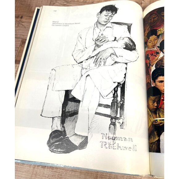 Norman Rockwell A Sixty Year Retrospective Hardcover Book - Picture 5 of 5